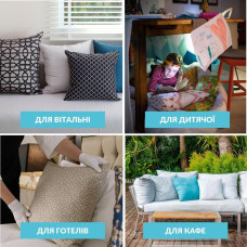 Подушка декоративна Silhouette IDEIA 50х50 см антиалергенне волокно сіра