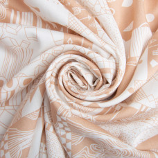 Тканина плательна штапель віскоза 145 см 130 г/м2 для суконь, спідниць, штанів, комбінезонів, дитячого одягу