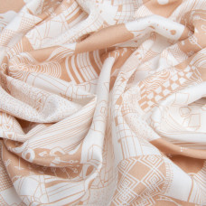 Тканина плательна штапель віскоза 145 см 130 г/м2 для суконь, спідниць, штанів, комбінезонів, дитячого одягу