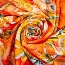 Тканина плательна штапель віскоза 145 см 80 г/м2 для суконь, спідниць, штанів, комбінезонів, дитячого одягу Мілена