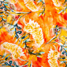 Тканина плательна штапель віскоза 145 см 80 г/м2 для суконь, спідниць, штанів, комбінезонів, дитячого одягу Мілена