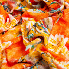 Тканина плательна штапель віскоза 145 см 80 г/м2 для суконь, спідниць, штанів, комбінезонів, дитячого одягу Мілена