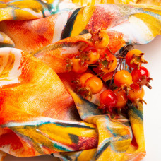 Тканина плательна штапель віскоза 145 см 80 г/м2 для суконь, спідниць, штанів, комбінезонів, дитячого одягу Мілена