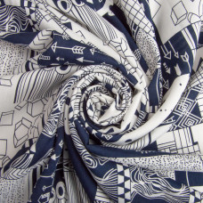 Тканина плательна штапель віскоза 145 см 130 г/м2 для суконь, спідниць, штанів, комбінезонів, дитячого одягу