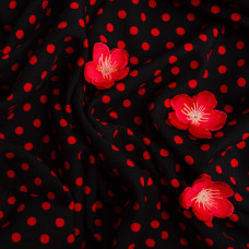 Тканина плательна штапель віскоза 145 см 140 г/м2 для суконь, спідниць, штанів, комбінезонів, дитячого одягу