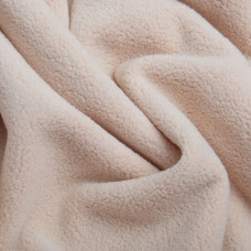 Тканина фліс преміум Тедді 140 см 360 г/м2 для кофт, спортивних костюмів, флісовок св/беж