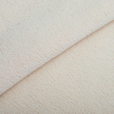 Тканина фліс преміум Тедді 140 см 360 г/м2 для кофт, спортивних костюмів, флісовок крем