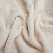 Тканина фліс преміум Тедді 140 см 360 г/м2 для кофт, спортивних костюмів, флісовок крем