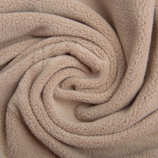 Тканина фліс преміум Тедді 140 см 360 г/м2 для кофт, спортивних костюмів, флісовок беж