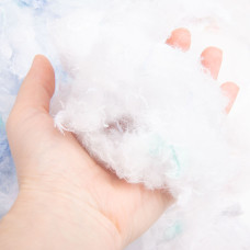 Наповнювач волокно текстильне регенероване, штучна текстильна вата 5 кг, вторсировина