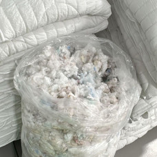 Наповнювач волокно текстильне регенероване, штучна текстильна вата 5 кг, вторсировина