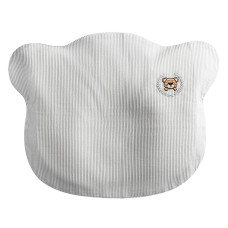 Наволочка на подушку ортопедичну дитячу BabyComfort PAPAELLA 23х30 см бавовна з вишивкою сіра