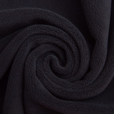 Тканина фліс преміум Тедді 140 см 360 г/м2 для кофт, спортивних костюмів, флісовок графіт