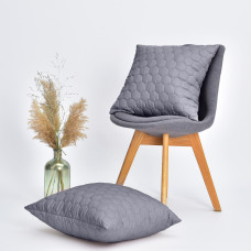 Набір подушок 2 шт декоративних IDEIA Silhouette 50х50 сірий