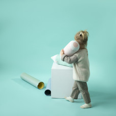 Подушка валик Олівець 14х45 см PAPAELLA декоративна пудра