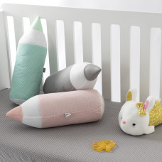 Подушка валик Олівець 14х45 см PAPAELLA декоративна сірий