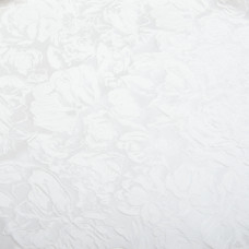 Тканина костюмна жакард Троянда 125 г/м2 150 см для одягу, суконь, костюмів, спідниць крем