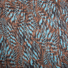 Тканина шифон плательна легка повітряна 95 г/м2 150 см для суконь, спідниць, блуз, аксесуарів Леонардо коричневий