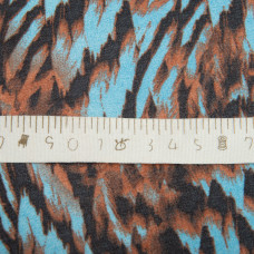 Тканина шифон плательна легка повітряна 95 г/м2 150 см для суконь, спідниць, блуз, аксесуарів Леонардо коричневий