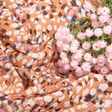 Тканина шифон плательна легка повітряна 95 г/м2 150 см для суконь, спідниць, блуз, аксесуарів камінці