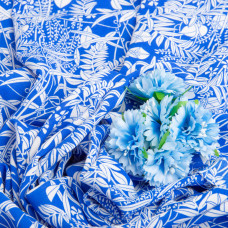 Тканина шифон плательна легка повітряна стрейч 110 г/м2 150 см для суконь, спідниць, блуз, аксесуарів флора