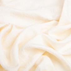 Тканина костюмна жакард Букет 190 г/м2 150 см віскоза бавовна, натуральний крем