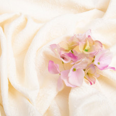 Тканина костюмна жакард Букет 190 г/м2 150 см віскоза бавовна, натуральний крем