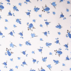 Тканина шифон плательна легка повітряна 75 г/м2 150 см для суконь, спідниць, блуз, аксесуарів трояндочки