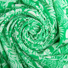 Тканина шифон плательна легка повітряна стрейч 110 г/м2 150 см для суконь, спідниць, блуз, аксесуарів флора