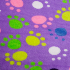 Тканина махрова Велсофт 140 см 280 г/м2 для халатів, піжам, пледів і покривал супер м'яка лапки бузок