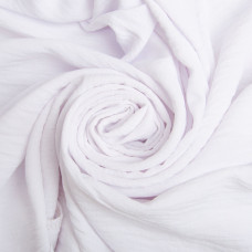 Тканина плательна Аміра 150 см 180 г/м2 для одягу, суконь, костюмів, спідниць біла