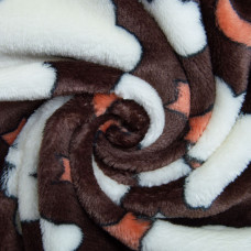 Тканина махрова Велсофт 140 см 280 г/м2 для халатів, піжам, пледів і покривал супер м'яка хмаринки