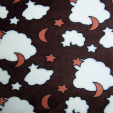 Тканина махрова Велсофт 140 см 280 г/м2 для халатів, піжам, пледів і покривал супер м'яка хмаринки