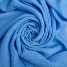Тканина плательна віскоза 145 см 93 г/м2 для суконь, легких костюмів, штанів, дитячого одягу блакитна