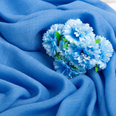 Тканина плательна віскоза 145 см 93 г/м2 для суконь, легких костюмів, штанів, дитячого одягу блакитна