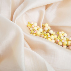 Тканина Тенсель шовк 45 г/м2 150 см легка, повітропроникна для вишуканого одягу св/беж