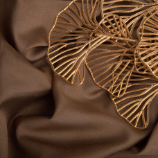 Тканина плательна Перлина 82 г/м2 150 см віскоза для суконь, блуз, аксесуарів коричнева