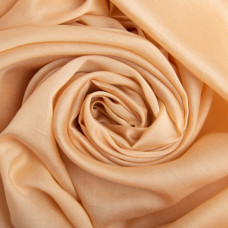 Тканина Тенсель шовк 45 г/м2 150 см легка, повітропроникна для вишуканого одягу карамель