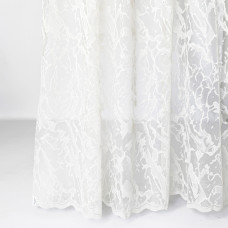 Тканина тюль жакард Мікрія 285 см 57 г/м2 тюлева тканина, тканина для тюлю, тюль, гардини, жакардова тюль