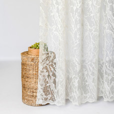 Тканина тюль жакард Мікрія 285 см 57 г/м2 тюлева тканина, тканина для тюлю, тюль, гардини, жакардова тюль