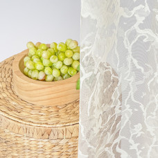 Тканина тюль жакард Мікрія 285 см 57 г/м2 тюлева тканина, тканина для тюлю, тюль, гардини, жакардова тюль