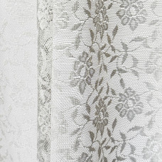Тканина тюль жакард Дивоцвіт 310 см 63 г/м2 тюлева тканина, тканина для тюлю, тюль, гардини, жакардова тюль