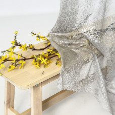 Тканина тюль жакард Дивоцвіт 310 см 63 г/м2 тюлева тканина, тканина для тюлю, тюль, гардини, жакардова тюль