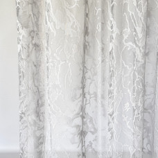 Тканина тюль жакард Мікрія 285 см 57 г/м2 тюлева тканина, тканина для тюлю, тюль, гардини, жакардова тюль