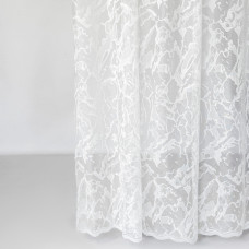 Тканина тюль жакард Мікрія 285 см 57 г/м2 тюлева тканина, тканина для тюлю, тюль, гардини, жакардова тюль