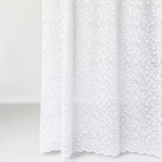 Тканина тюль жакард Мальва 285 см 72 г/м2 тюлева тканина, тканина для тюлю, тюль, гардини, жакардова тюль