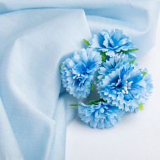 Тканина плательна Перлина 82 г/м2 150 см віскоза для суконь, блуз, аксесуарів св/блакитна