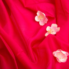 Тканина Тенсель шовк 45 г/м2 150 см легка, повітропроникна для вишуканого одягу малина