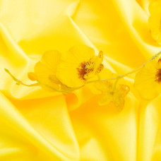 Тканина трикотаж Біфлекс 200 г/м2 стрейчева еластична блискуча для купальників і спортивного одягу лимон