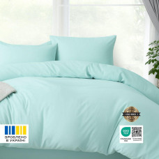 Комплект постільної білизни євро Tropical Dream IDEIA, у подарунковому пакованні м'ята
